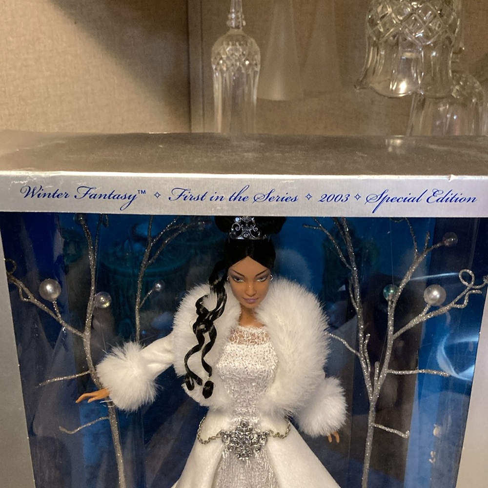 Barbie Holiday Visions Doll in White and Silver - Picture 2 of 6